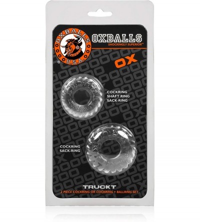 Penis Rings Truckt Cock and Ball Ring- Clear- 2 Count - C3121SYBXLN $10.76