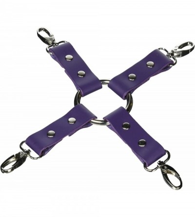 Restraints Rani Leather Hogtie Playful Leather Hog-Tie Cuff Connector- Purple- 0.5 Pound - Purple - CB11LR541HH $20.09
