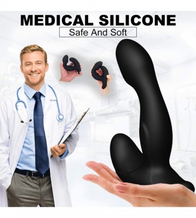 Vibrators Prostate Massager- Dual Motor Anal Butt Plug Vibrator- Rechargeable P-Spot & G-Spot Stimulator Sex Toy for Men or W...