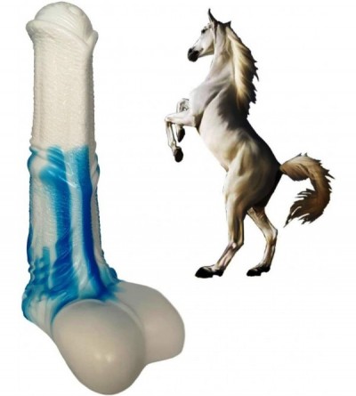Dildos Silicone Big Horse Dildo Irregular Multi-Color Female Masturbation Adult Toys Game Tool - CF18ZYYWU4R $67.55