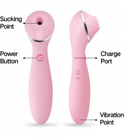 Vibrators Tracy's Dogs Sucking Clitorial Toy for Women G-spot Stimulate Rabbit Vibrator Handhold Whisper Quiet Waterproof - C...
