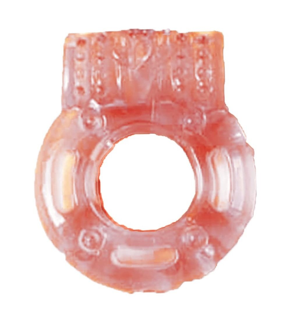 Penis Rings The Big O Macho - Reusable Vibrating Ring - Flesh - CL11I4Z3AXX $9.60