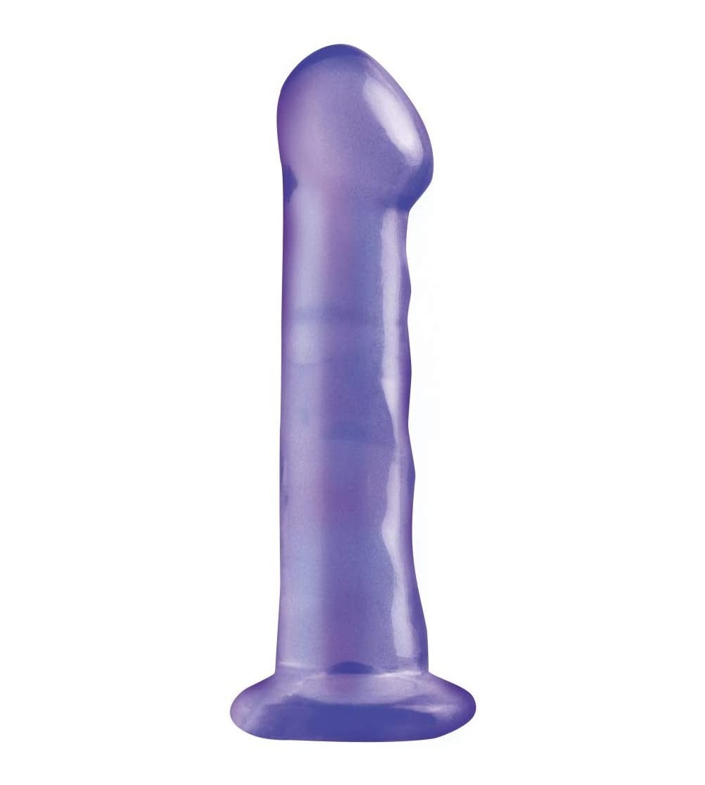 Dildos Rubber Works 6.5-Inch Suction Cup Dong- Purple - CT112Q5G7LZ $7.35