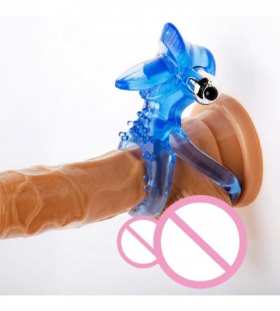 Penis Rings Ví-bratórs Adult Toys New Premium Reusable Vibrating Pê-NIS Ring Devil's Tongue C-litoris Ví-bratór C-ock Ring Du...