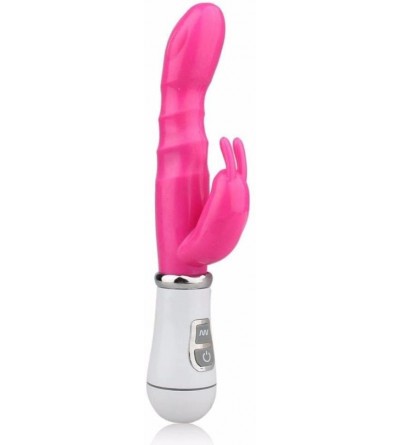 Vibrators Sex Toys-G-spot Massage Sticks Waterproof Multispeed Rabbit Dildo Vibrator for Women (Red) - Red - CQ18566TMOS $21.47