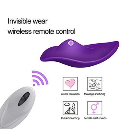 Vibrators Women's special 7-speed vibration wearable toy wireless remote control- male powerful electric stimulation massage ...