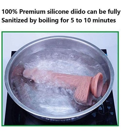 Dildos Realistic Silicone Dildo for Beginner- Ultra Soft Dildo Women with Strong Suction Cup- Lifelike Penis for Hands-Free- ...