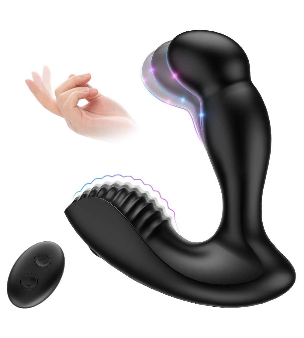 Vibrators Prostate Massager Anal Vibrator with 5 Swing Motion & 10 Vibration- Wireless Remote Control Waterproof Rechargeable...