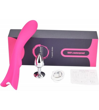 Vibrators Wireless Vibrator- Waterproof Personal Wand Massager For Woman - 7 Magic Modes Vibrantor - Medical Grade Silicone U...