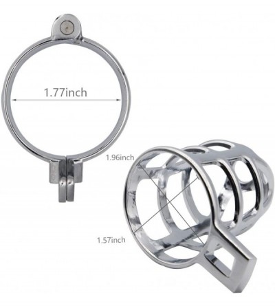 Chastity Devices FST Metal Chastity Cockcage Device Male Penis Cage BDSM Bondage Sex Toy - C1193GYDNO6 $12.41