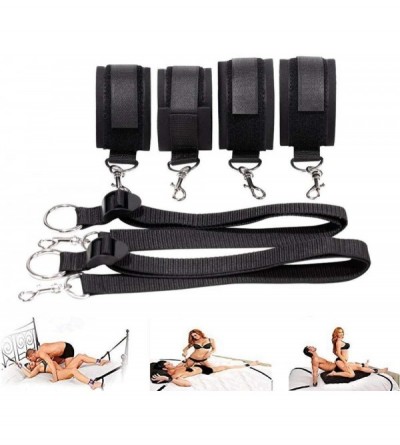 Restraints Sex Strap Kit Fetish Bed Restraint Kit for Couples Sex-Adjustable Adults BDSM Toys Sets with Hand Cuffs Ankle Cuff...