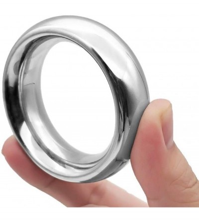 Penis Rings Stainless Steel Male Penis Loop Metal Cock Ring- 3 Size for Choice (1.57'') - C312MY1L1YD $7.14