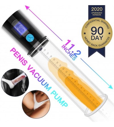 Pumps & Enlargers Penis Pump- 5 Suction Intensities & 6 Modes Timer Penis Erection Vacuum Pump- with Clear LED Display & Rule...