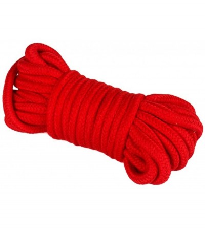Restraints Bed Restraint Kit Couple Game Play Bondage Restrainting Rope Polyster Cord Adjustable Straps Adult Toys (Red) - Re...