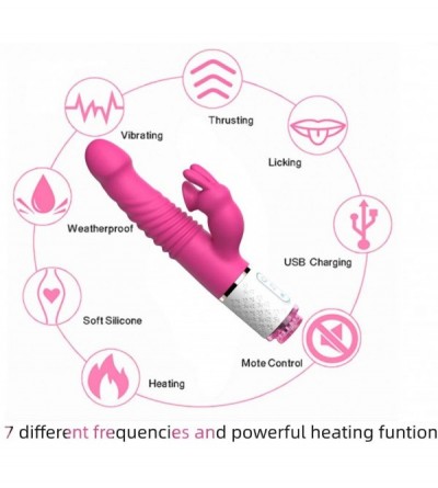 Vibrators ŗabbit Vibrartorfor Women Licking Viboraters for Women 7 of Vibration Modes-USB Charging-Powerful Quiet-Waterproof ...