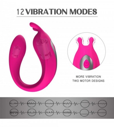 Vibrators Clitoral G-Spot Stimulator Couple Vibrators-Minaidea Wireless Electric Stimulation Machine with 12 Modes of Clit Va...
