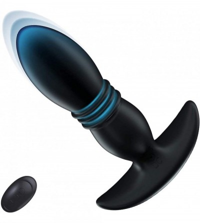 Vibrators Thrusting Anal Vibrator Sex Toy Prostate Massager for Men 7 Thrusting Actions Vibration Modes- Wearable Anal Thrust...
