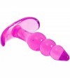 Anal Sex Toys Silicone Anal Butt Plug G-Spot Stimulation Suction Cup Jelly Dildo Anal Toys - Pink - CE18CR2K409 $6.62