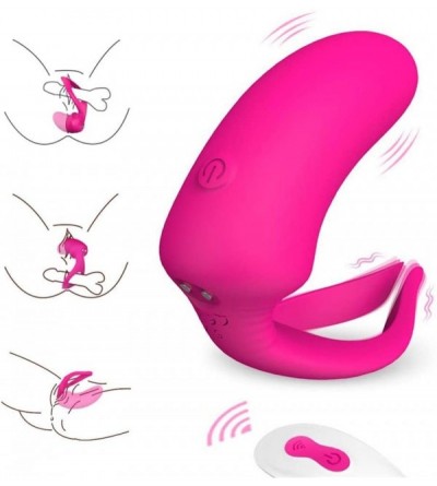 Vibrators G-spot Clitoral Vibrator Anal Sex Toys with 9 Vibrating Speeds -Silicone Waterproof Rechargeable Clitoris Vagina Pe...