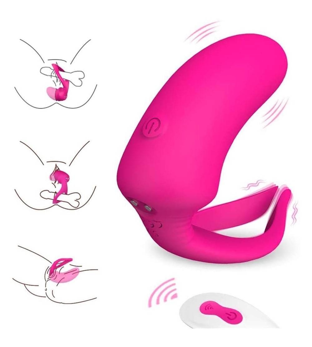 Vibrators G-spot Clitoral Vibrator Anal Sex Toys with 9 Vibrating Speeds -Silicone Waterproof Rechargeable Clitoris Vagina Pe...