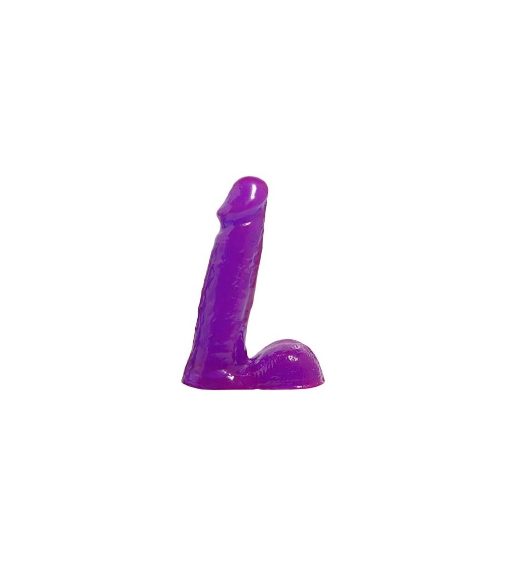 Dildos 6-Inch Dong- Purple - Purple - CA112P6YJA5 $7.29