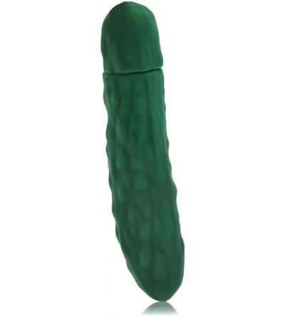 Vibrators Crazy Mini Vegetable Vibe Realistic Cucumber Shaped 10 Frequency G-spot Vibrator for Female Masturbation - CA11QBCS...