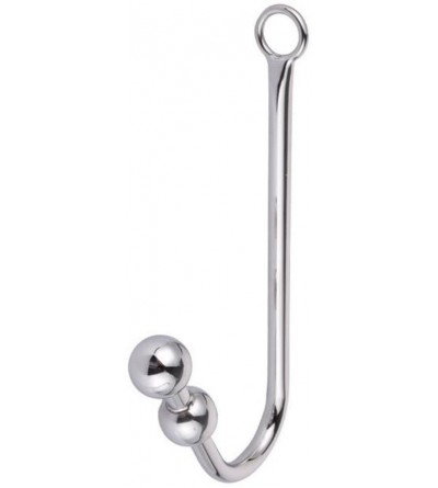 Anal Sex Toys Anal Hook- Stainless Steel Double Balls Rope Hook with Ring- Bondage Fetish Toy for Unisex Adult - CV12BCX4FID ...