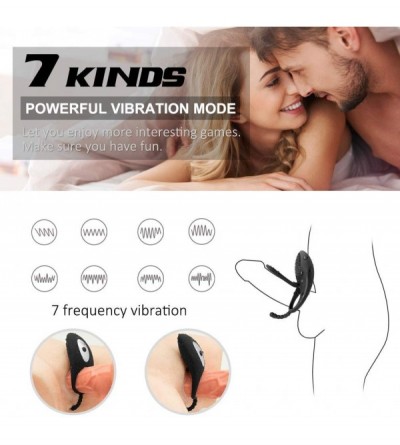 Vibrators Sexy Toystory for Adults Couples Wireless Remote Pennis Ring Couple Simulation Vibranting Toy with Powerful 7 Patte...