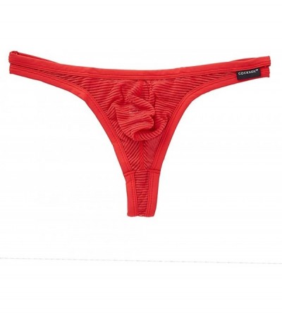 Dildos Sexy Men's Underwear Thong - Cupid Red - CY18NXHHOW6 $15.56