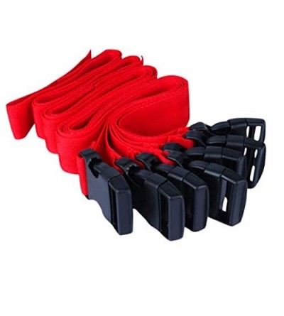 Restraints 7 Nylon Knitted Straps (Red) - C31939L9NWN $13.86