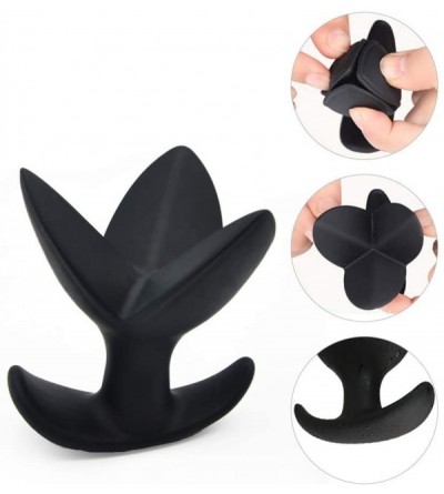 Anal Sex Toys Silicone Flower Shape Anal Dilator Expanding Flared Anal Plug for Adults - C917X3NLYQN $8.89