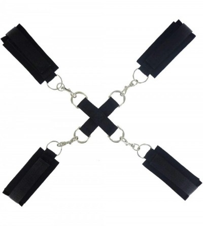 Restraints Stay Put Cross Tie Bondage Restraints- Black (AC777) - CD110TSEVCN $16.14