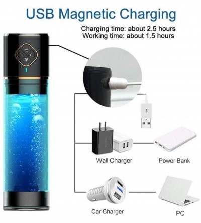 Pumps & Enlargers USB Charging Sucking Pennis Toys Pênīs Enlargement Pumps Pën-île Extension Enhancer Prolong Water Pump for ...