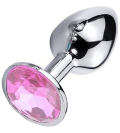 Anal Sex Toys Butt Plug- Pink Jewelry Anal Plug Anal Trainer Toys Personal Massager for Unisex Masturbation - Pink - CL194LCN...