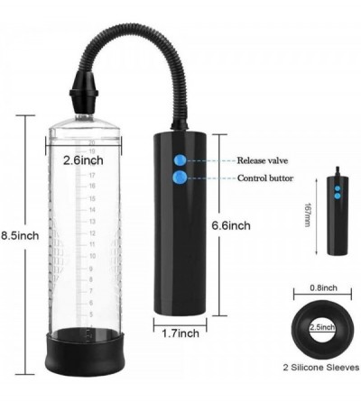 Pumps & Enlargers USB Pênnis Vacuum Pump Has Clear Cylinder & Transparent Cylinder- Massage Stimulation Device Male - C819G5W...