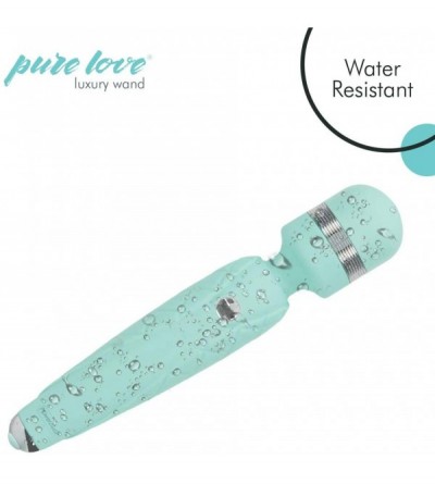 Vibrators Luxurious Wand Massager with Incremental Speed Control- Premium Silicone Material with Swarovski Crystal Button- Qu...