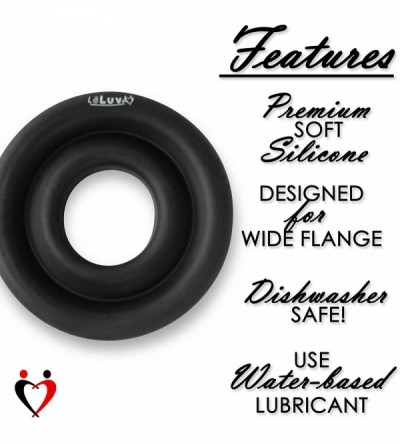 Pumps & Enlargers Premium Medium Silicone Vacuum Seals for 9 Inch and 12 Inch Length Wide Flange Cylinders with 1.75"/2.00"/2...