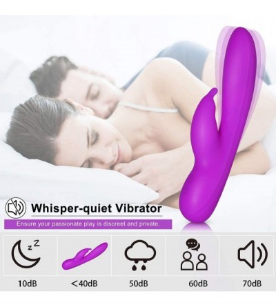 Vibrators G Spot Rabbit Vibrator for Women - Seamless Dual Powerful Motor with 7 Vibration Modes Rechargeable Clitoris Stimul...