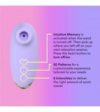 Vibrators Mini Clitoral Sonic Sucking Vibrator with 20 Patterns & 8 Intensities for Female Women - Handheld Rechargeable Quie...