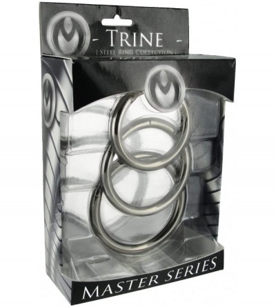 Anal Sex Toys Trine Steel C-Ring Collection - CG119CTVUBF $10.34