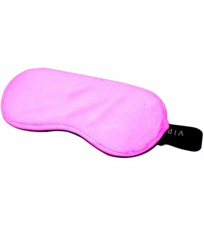 Restraints Soft Fur Leather Handcuffs- Velvet Cloth Blindfold Eye Mask for Sex Play - Pink - CT18IT3ZTR4 $11.66