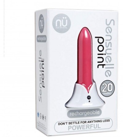 Novelties Point Rechargeable 20 Function Bullet- Pink - Pink - CZ11FLI9PHH $24.68