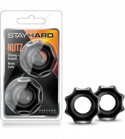 Penis Rings Super Elastic Cock Rings - Strong Cockrings - Prolong Erection - Sex Toy for Men (Black) - CA11C8AZIS5 $5.90