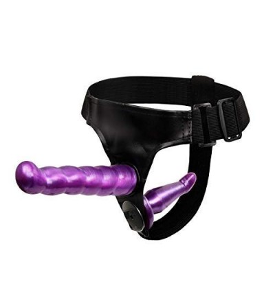 Dildos Strap On Realistic Dillo Wearable Double Heads Adjustable Belt for Women - C918ZQ4E83T $52.90