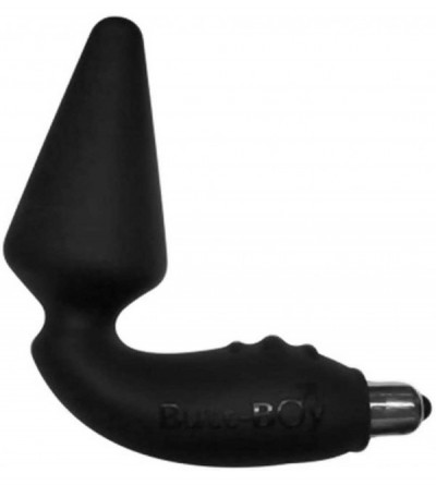 Vibrators Butt-Boy Prostate Pounding Vibe - Silicone- Black - CO1153DPGCD $26.63