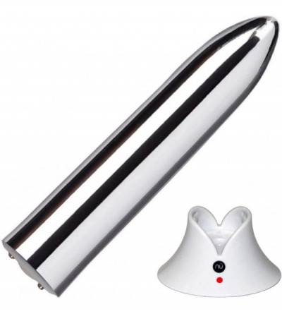 Vibrators New USB 20 Function Ultra Silky Smooth Silicone Body Safe Vibrator- Silver Spaceman - CF11JQYLY5N $35.24