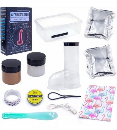 Dildos DIY Penis Casting Kit Liquid Silicone Clone Dildo Set with Heating Wire and Detailed Instructions for Home-Made Clonin...