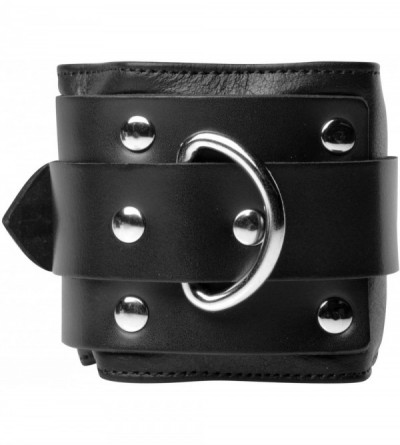 Dildos Deluxe Locking Wide Padded Bdsm Cuffs - WIDE PADDED BDSM CUFFS - CT11CZI6QU5 $43.73