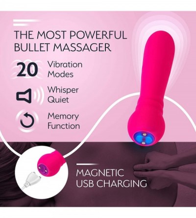 Vibrators Ultra Bullet Personal Sex Toy Masturbation Device for Women Built-in Function Waterproof Bodysafe Clitoral and Body...