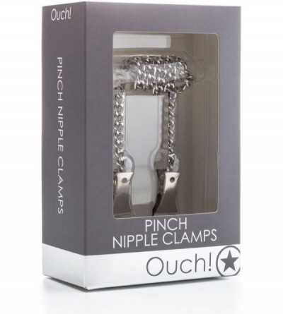 Nipple Toys Pinch Nipple Clamps- Metal - Metal - CD11NACMMBL $6.32